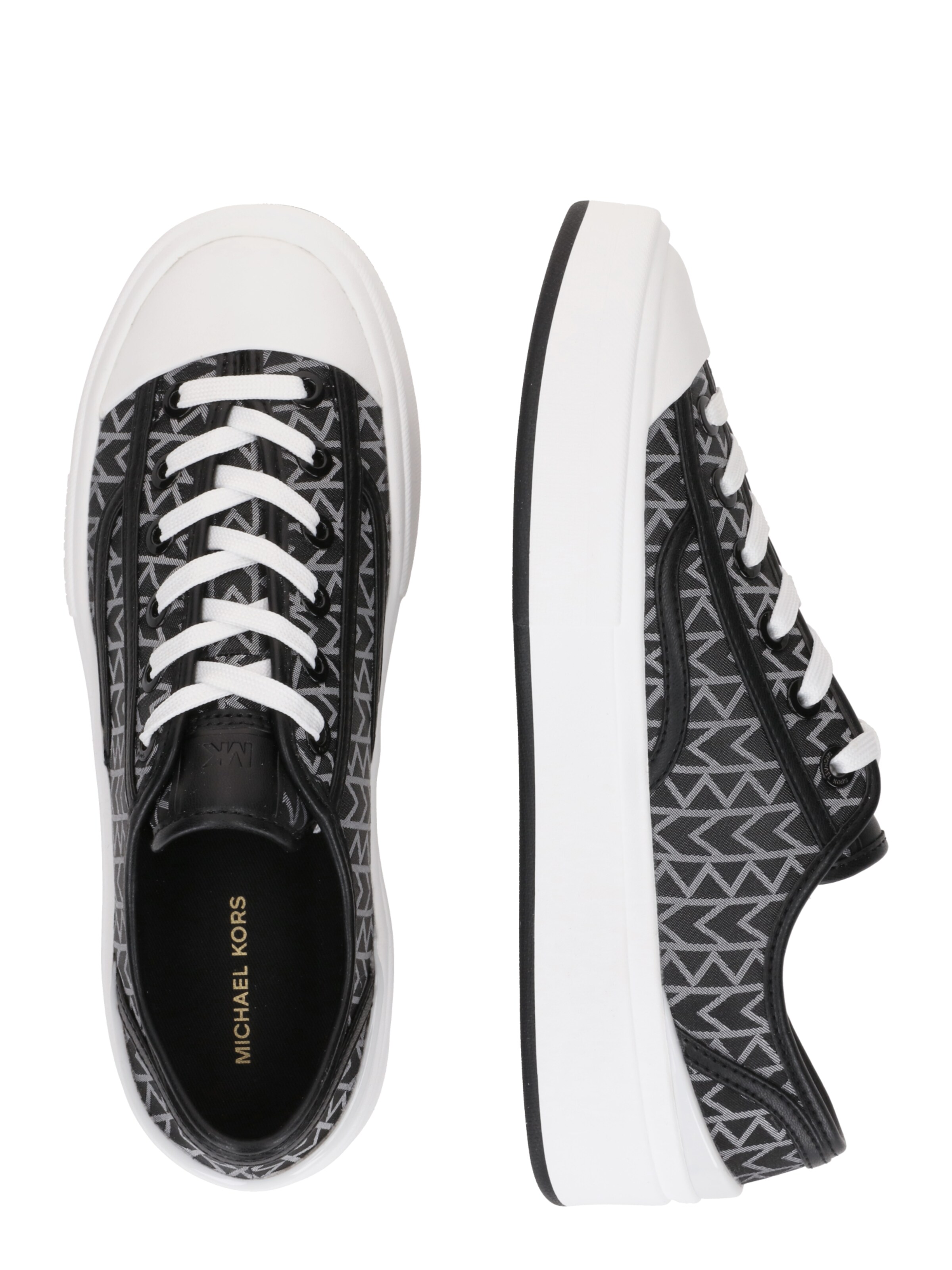 melns MICHAEL Michael Kors Zemie brīvā laika apavi 'JUDE'