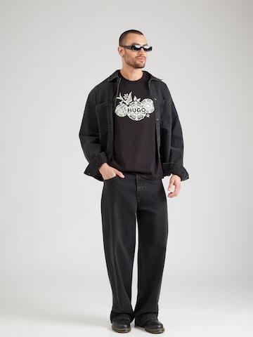 T-Shirt 'Dangen' HUGO en noir