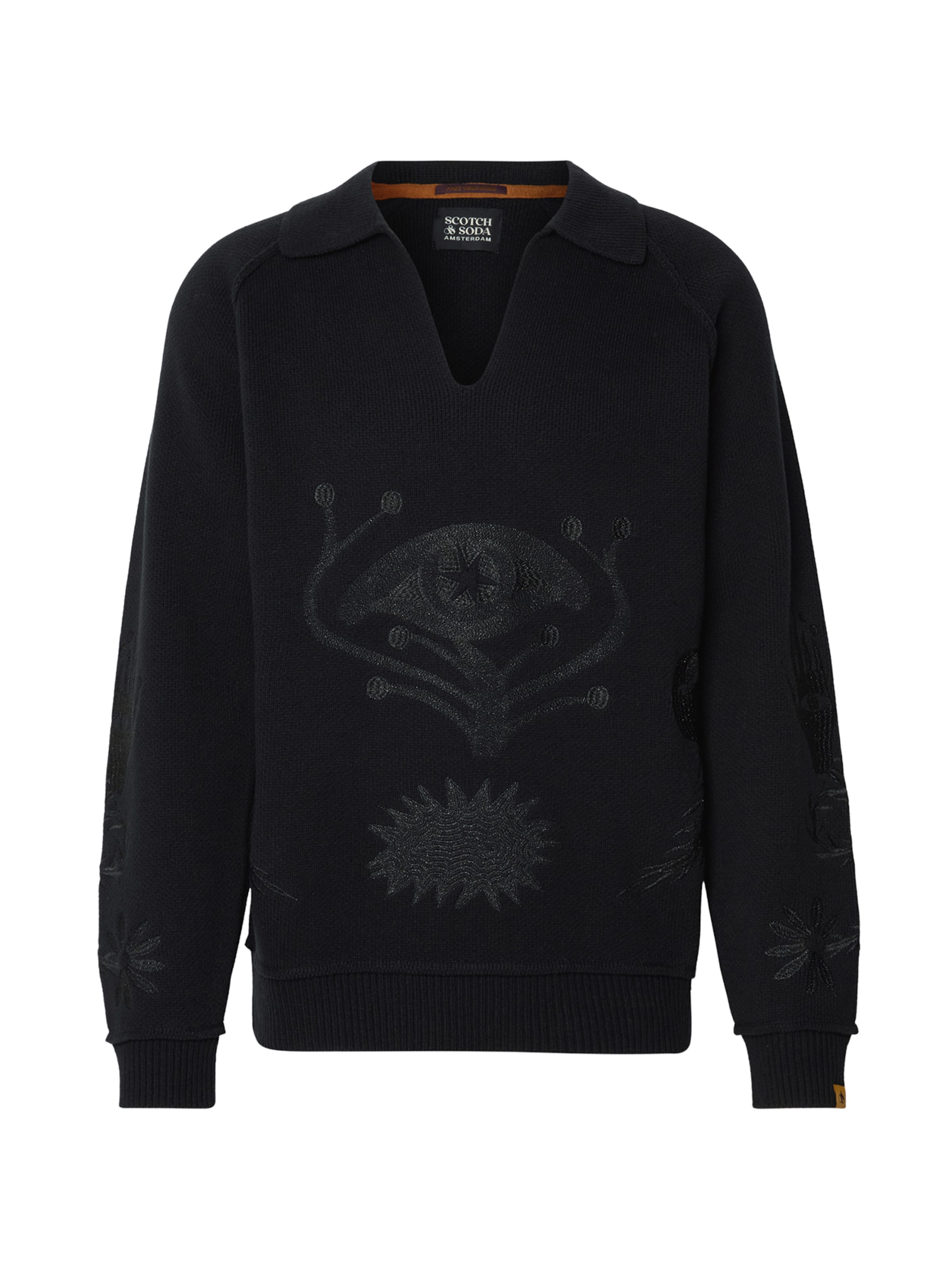SCOTCH & SODA Pullover in Schwarz: Vorderseite