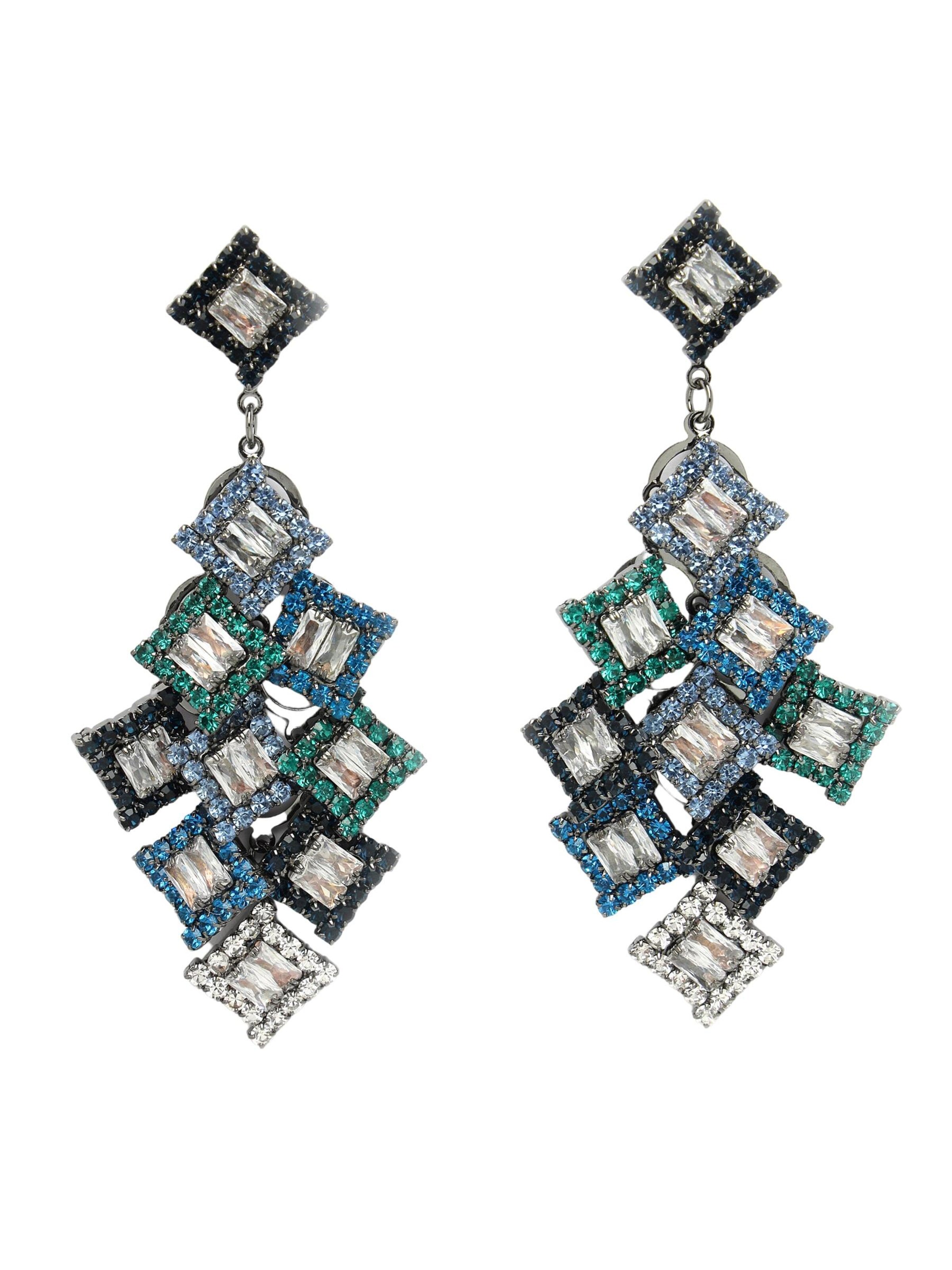 AVANT-GARDE PARIS - Pendientes 'Magdalenaa' en azul: frente