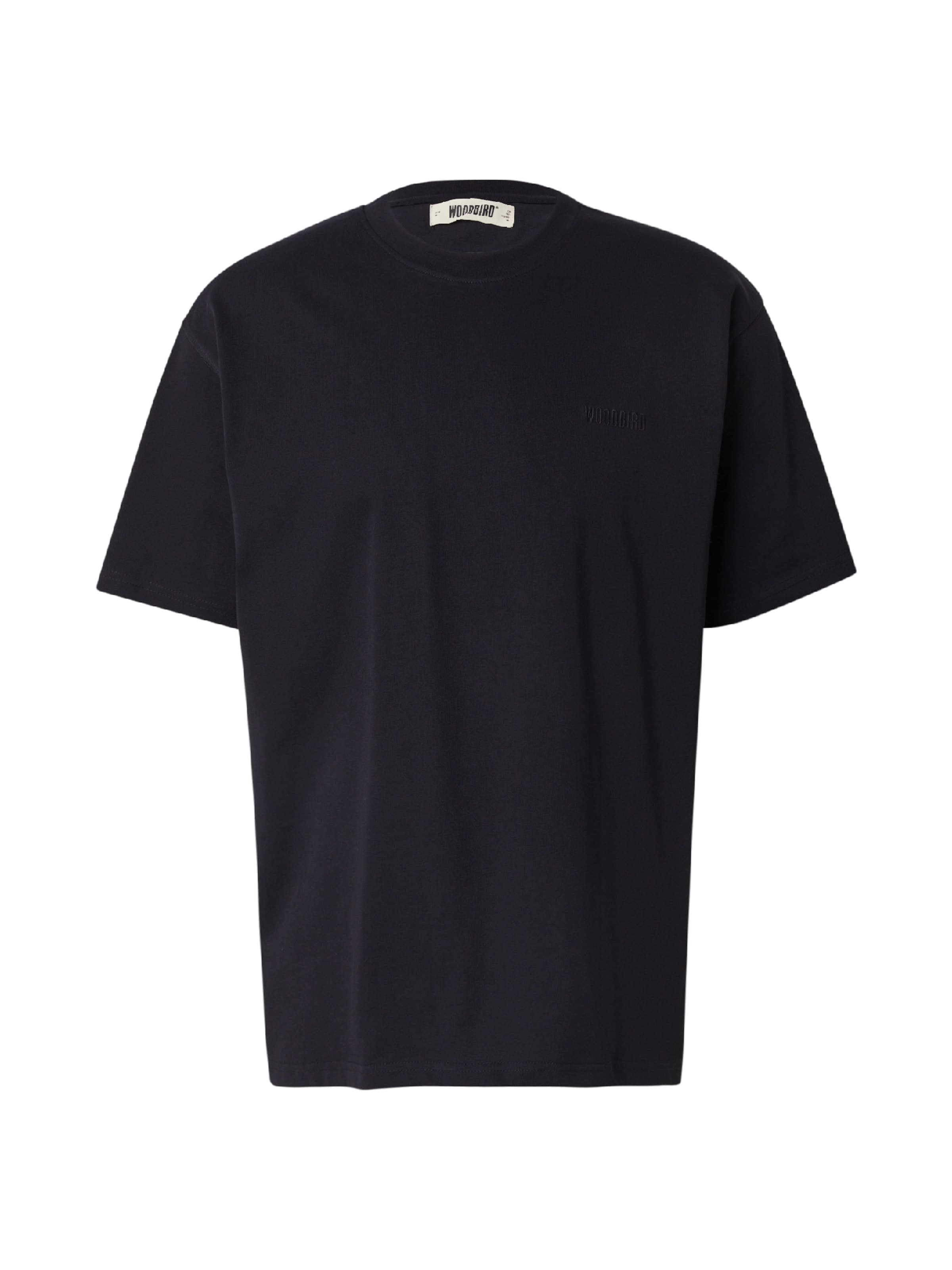T-Shirt 'Baine Base' Woodbird en noir : devant