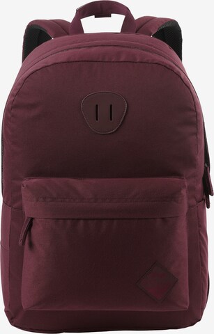 NitroBags Backpack in Red: front