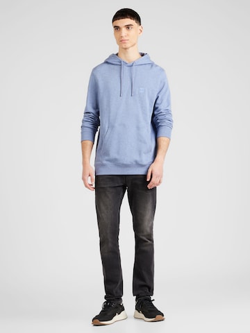 BOSS Sweatshirt 'Wetalk' in Blau