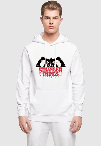 ABSOLUTE CULT Sweatshirt 'Stranger Things' in Wit: voorkant