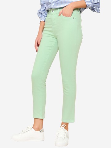 LolaLiza Slim fit Trousers in Green