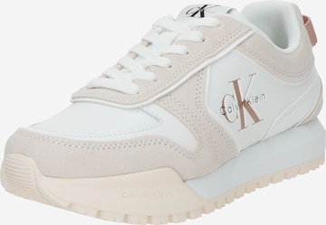Calvin Klein Jeans Низкие кроссовки 'TOOTHY RUNNER' в Белый: спереди