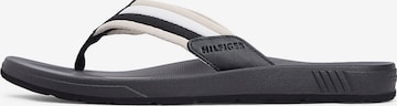 Tongs TOMMY HILFIGER en noir : devant
