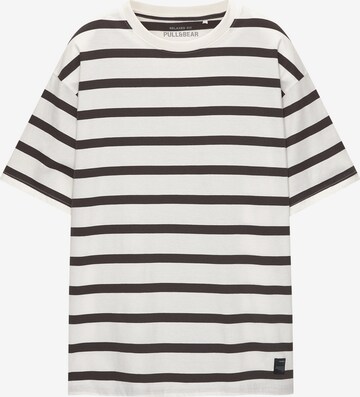 Tricou de la Pull&Bear pe gri: față