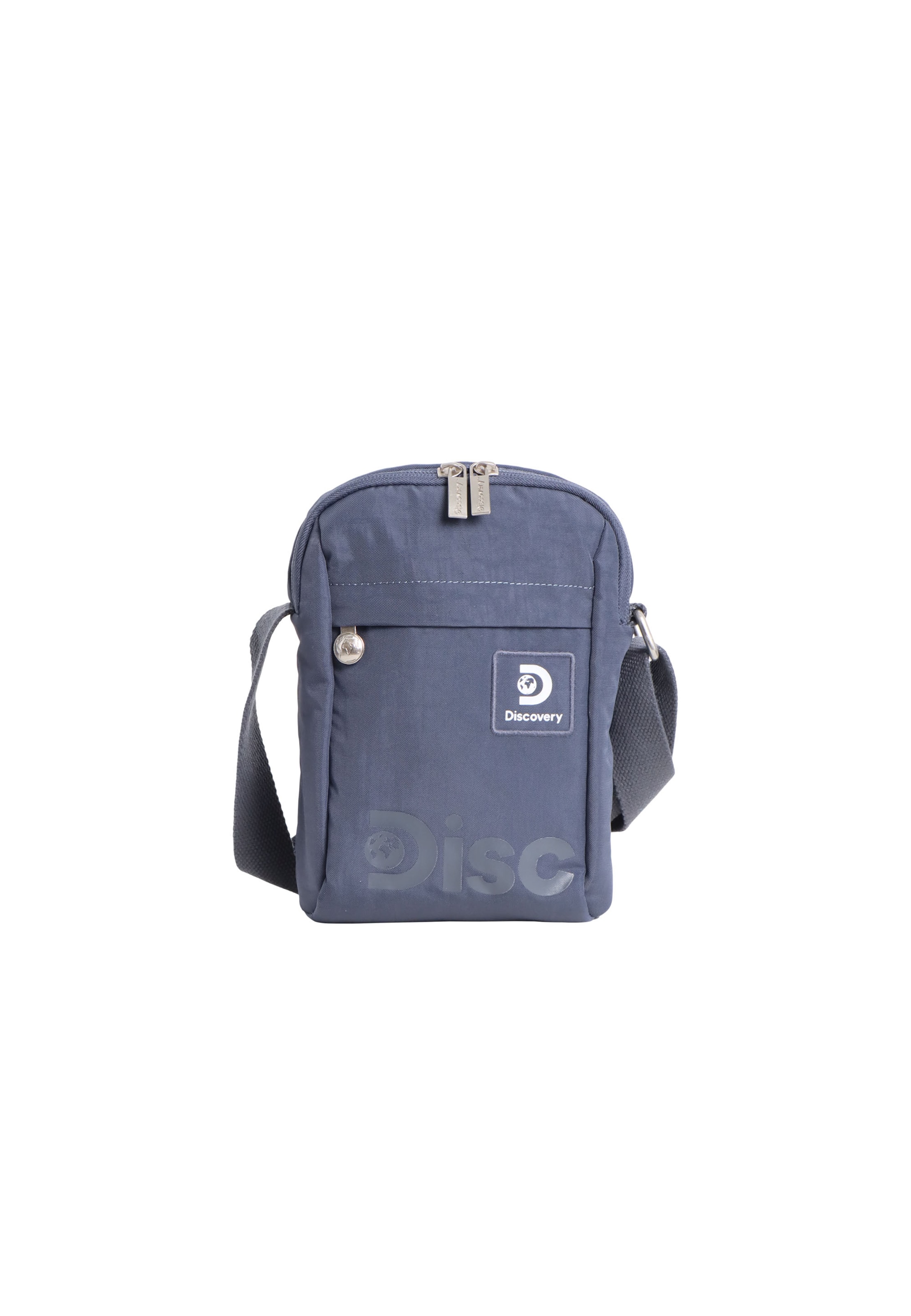 Discovery Crossbody bag 'Commuter' in Grey: front