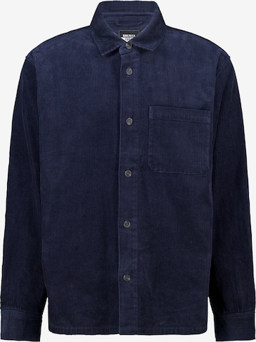 America Today Tussenjas in Blauw: voorkant