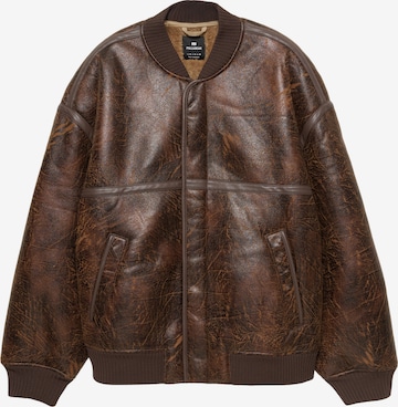 Pull&Bear Välikausitakki värissä ruskea: etupuoli