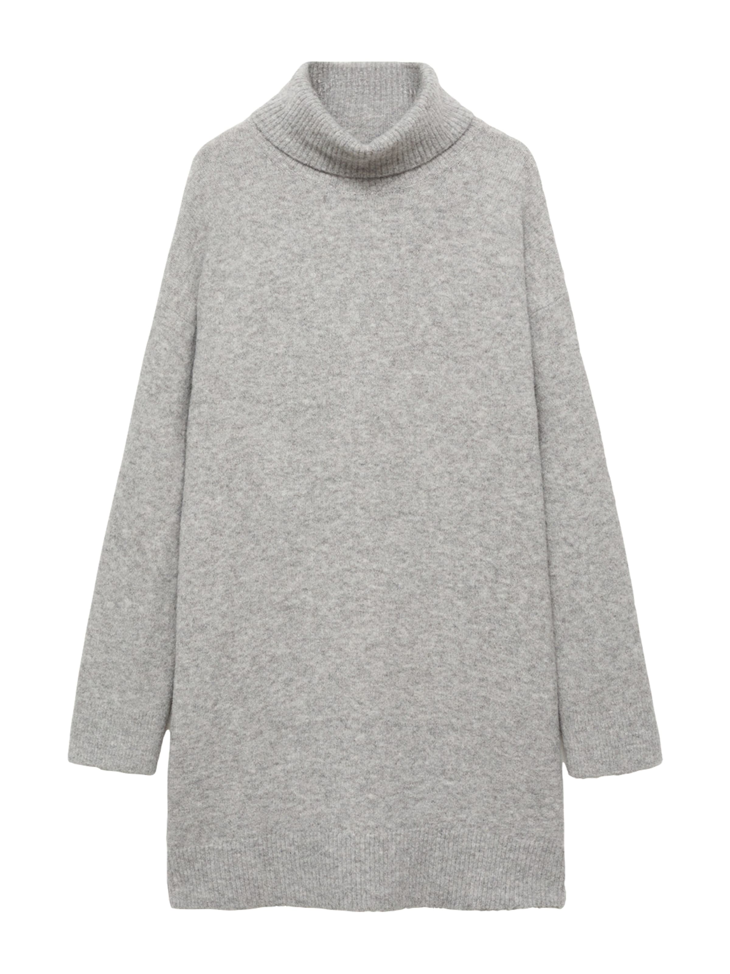 MANGO Kleid  'TALDOTE' in Grau: Vorderseite