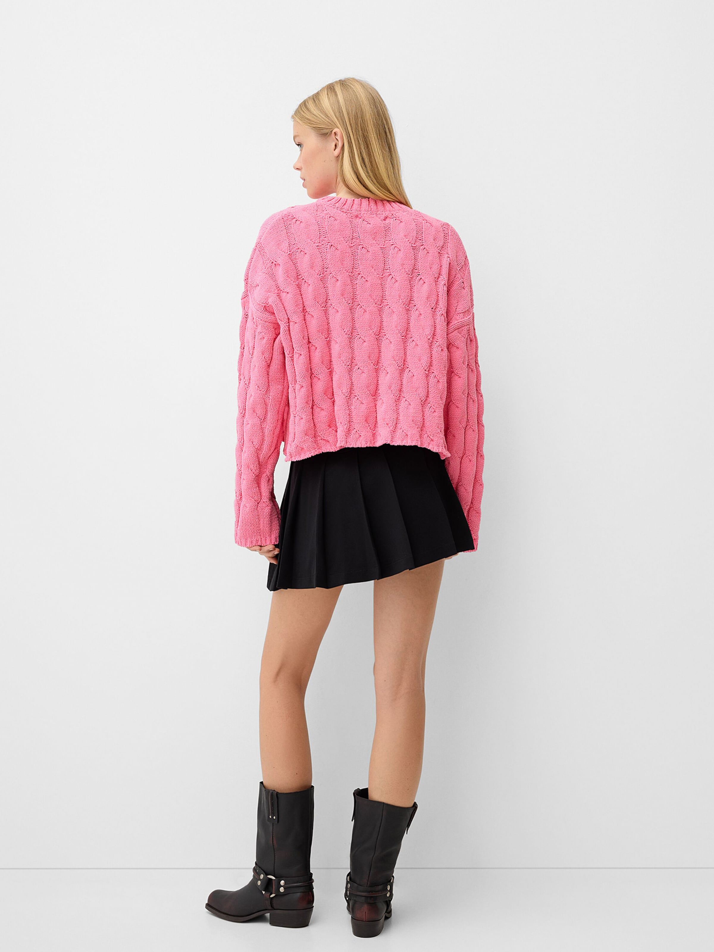 Bershka Trui in Lichtroze ABOUT YOU