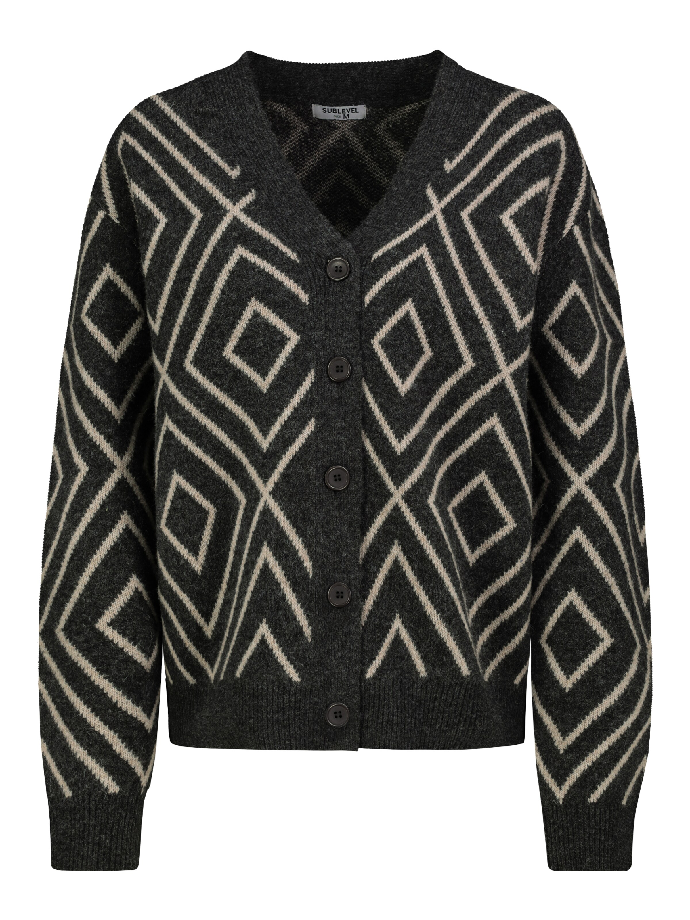 Sublevel Knit Cardigan in Grey: front