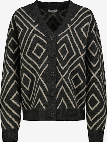 Sublevel Strickjacke in Grau: Vorderseite