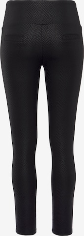 LASCANA Skinny Leggings - fekete