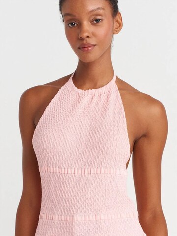Dilvin Gebreide top in Roze