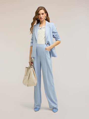 MOTIVI - Pierna ancha Pantalón en azul