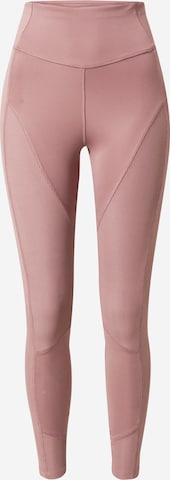 ABOUT YOU Skinny Workout Pants 'Lulu' in Pink: front
