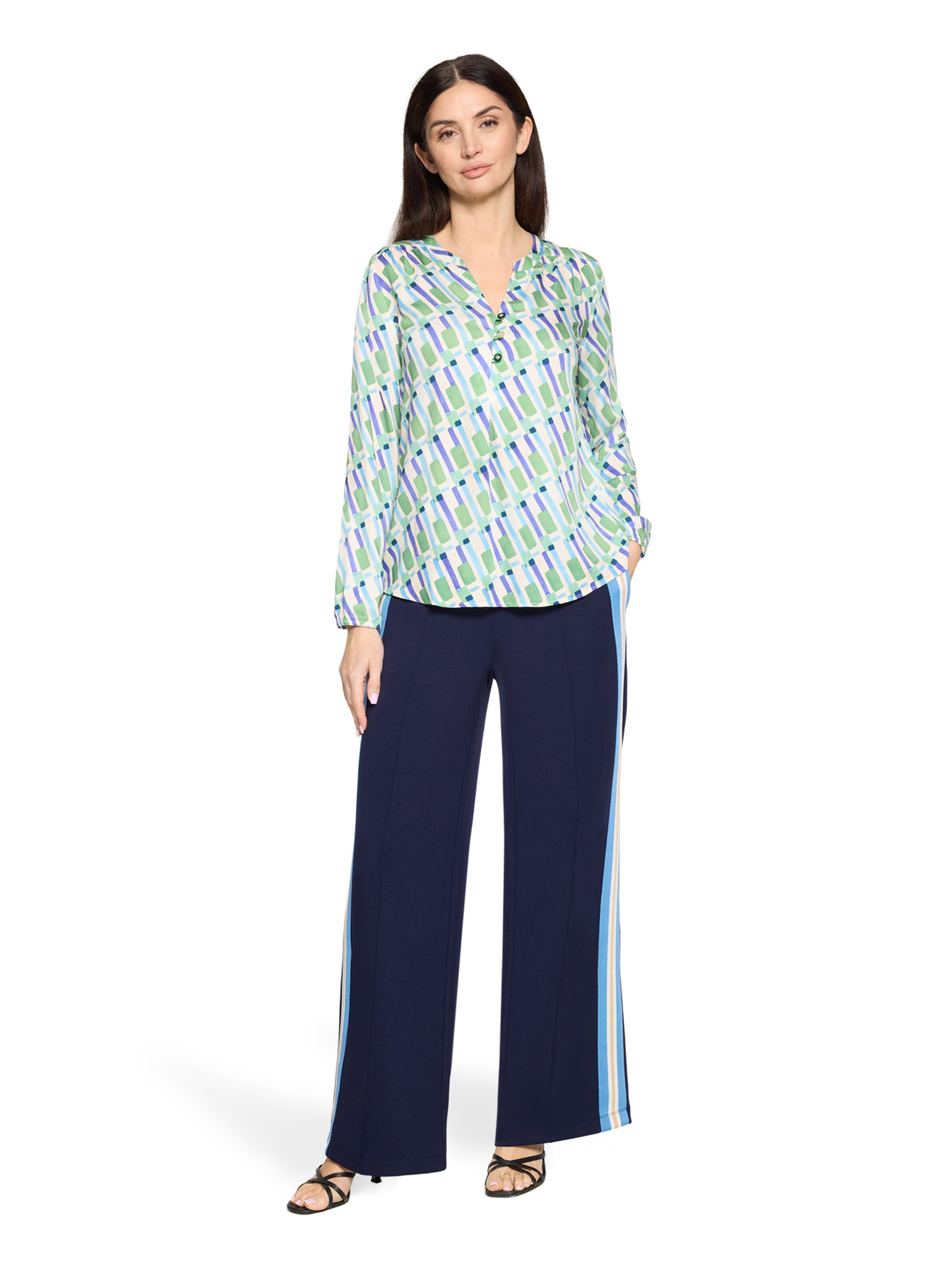 Cartoon Blouse in Groen