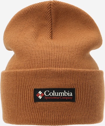 Casquette de sport 'City Trek' COLUMBIA en marron : devant