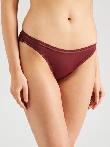 Slip Calvin Klein Underwear en rouge : devant