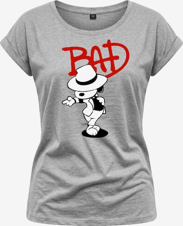 MAKAYA Shirt 'Bad Dog' in Grey: front
