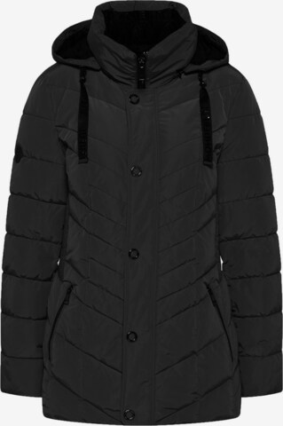 Barbara Lebek Winter Jacket in Black: front