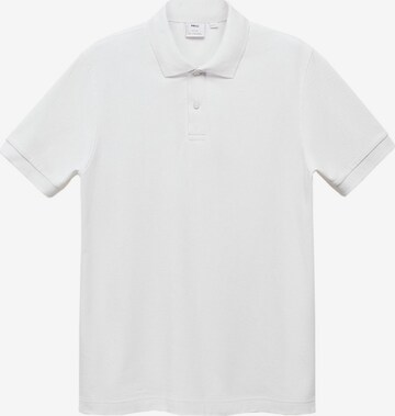 MANGO MAN Shirt 'REA' in Wit: voorkant