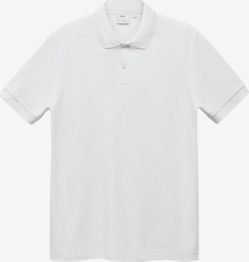 MANGO MAN Poloshirt 'REA' in Weiß: predná strana