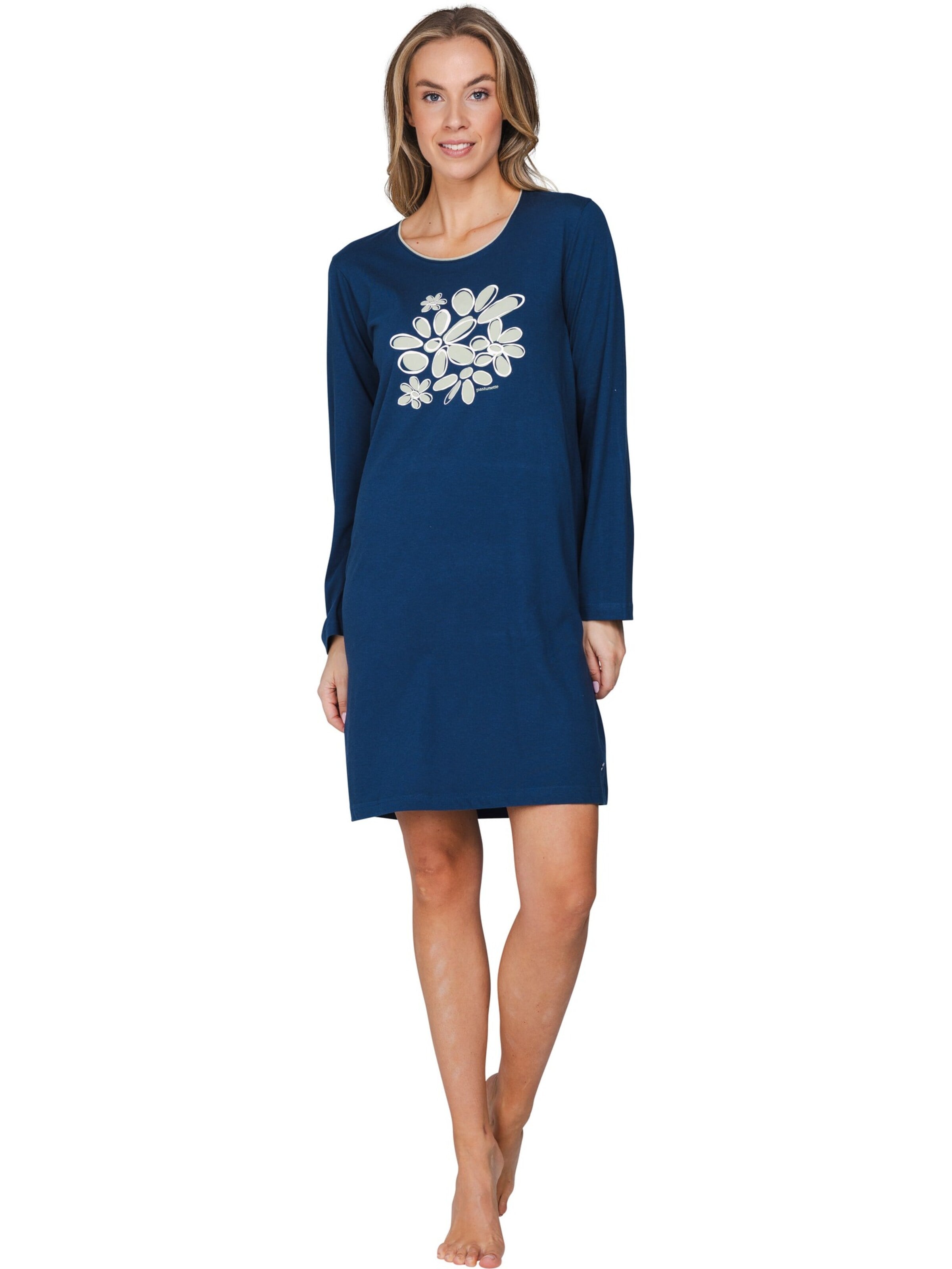 Pastunette Nachthemd in Blauw: voorkant