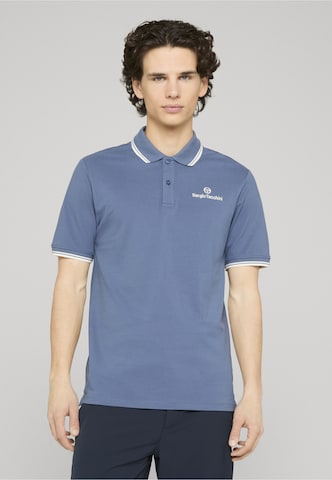 Sergio Tacchini - Camisa 'Reed 025 Co' em azul: frente