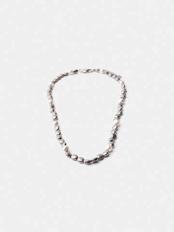 Bershka Necklace in Silver
