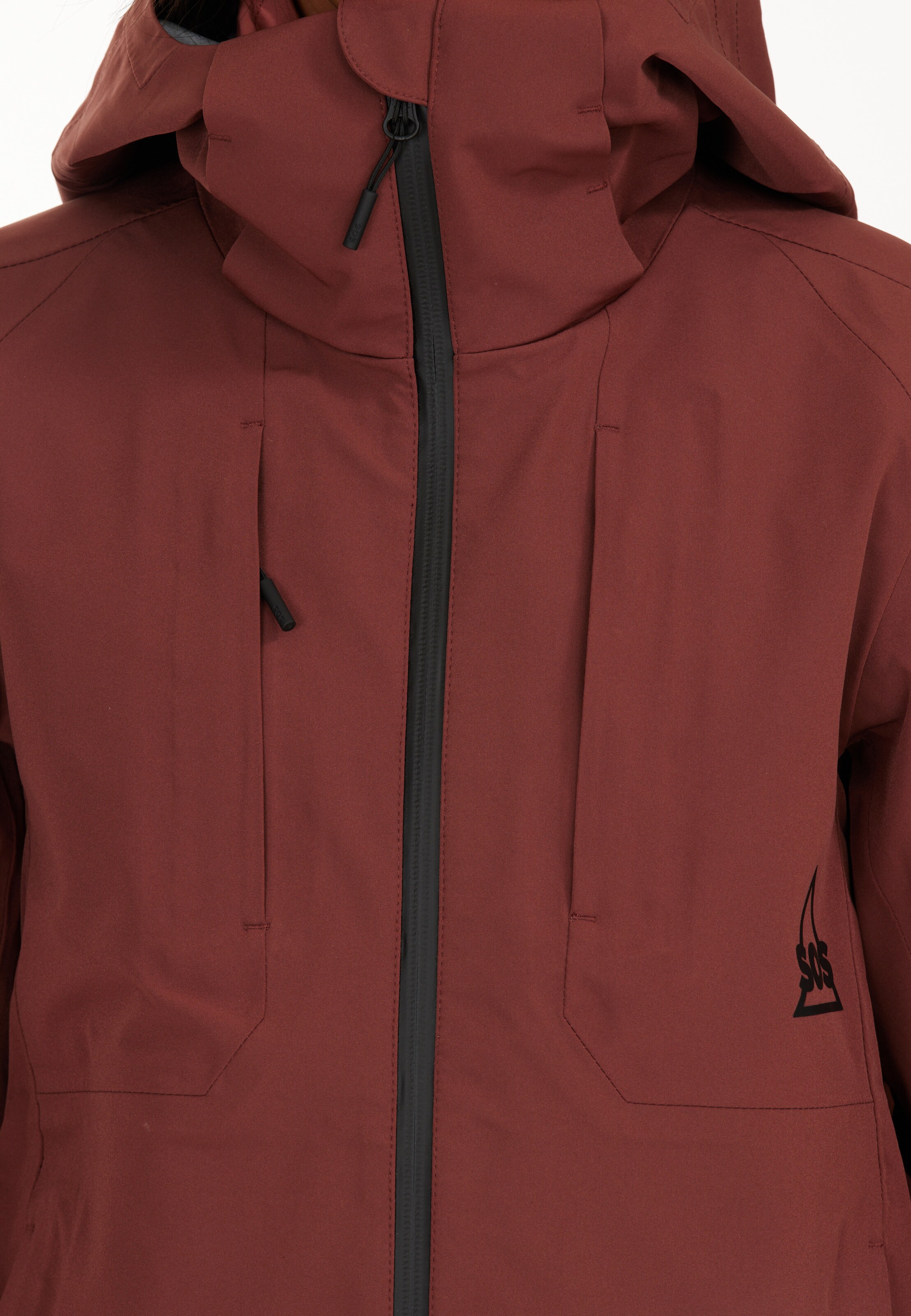 SOS Outdoor jacket 'Alta' in Red