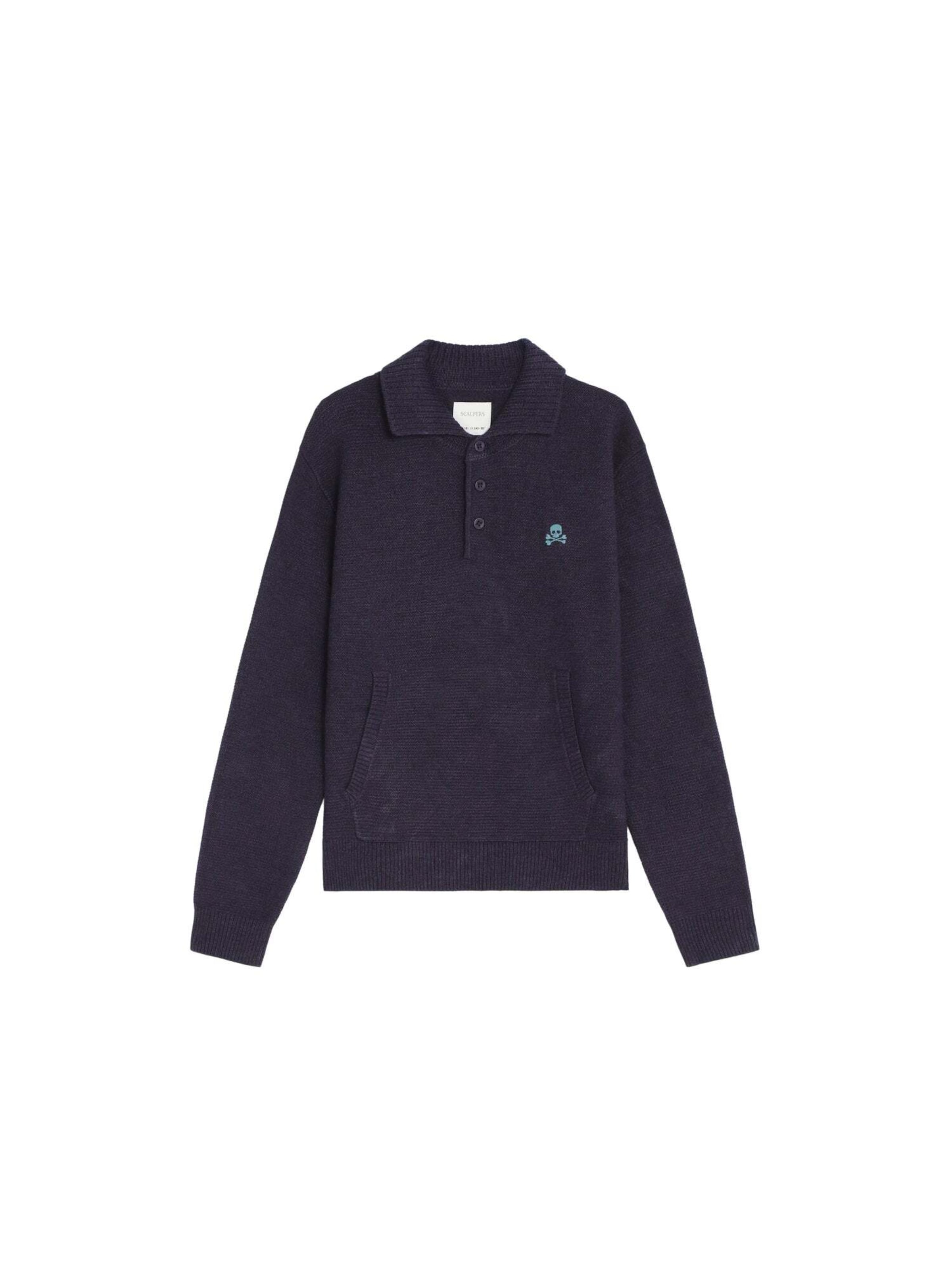 Scalpers Sweater in Purple: front