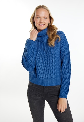 MYMO Пуловер 'Biany' в синьо: отпред