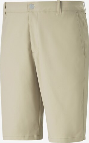 Regular Pantalon de sport 'Dealer 10' PUMA en beige : devant