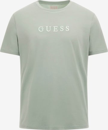 GUESS Shirt 'Classic' in Groen: voorkant