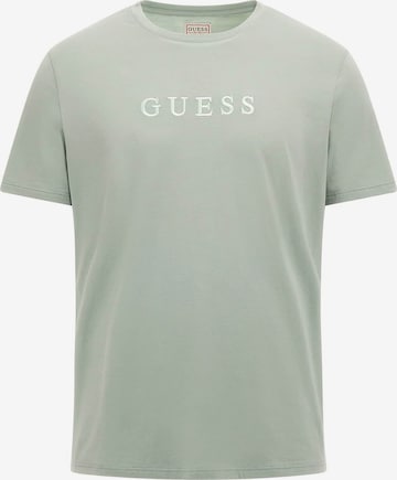 Tricou 'Classic' de la GUESS pe verde: față