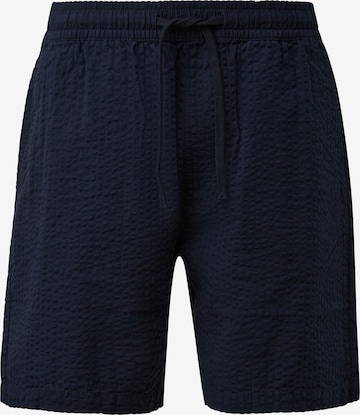 Pantalon QS en bleu : devant