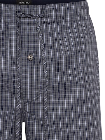 Hanro Pyjama kurz 'Night & Day'‌‌‌‌ in Blau