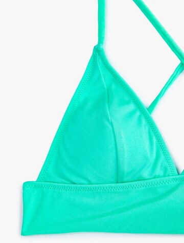 Koton Triangel Bikinitop in Grün