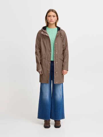 Manteau mi-saison 'Tazi' ICHI en marron