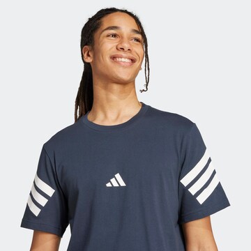 ADIDAS SPORTSWEAR Функционална тениска 'FI 3S' в синьо