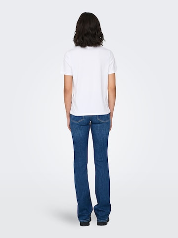 Tricou 'ONLOLIVIA' de la ONLY pe alb