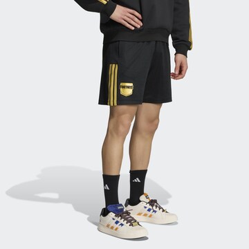 ADIDAS SPORTSWEAR Regular Workout Pants in Black: front