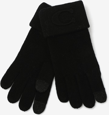 Gants COACH en noir : devant