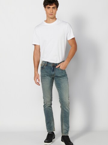 KOROSHI Slimfit Jeans in Blau
