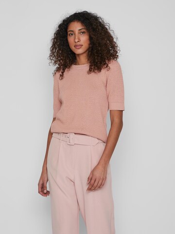 VILA Sweter 'Dalo' w kolorze różowy: przód