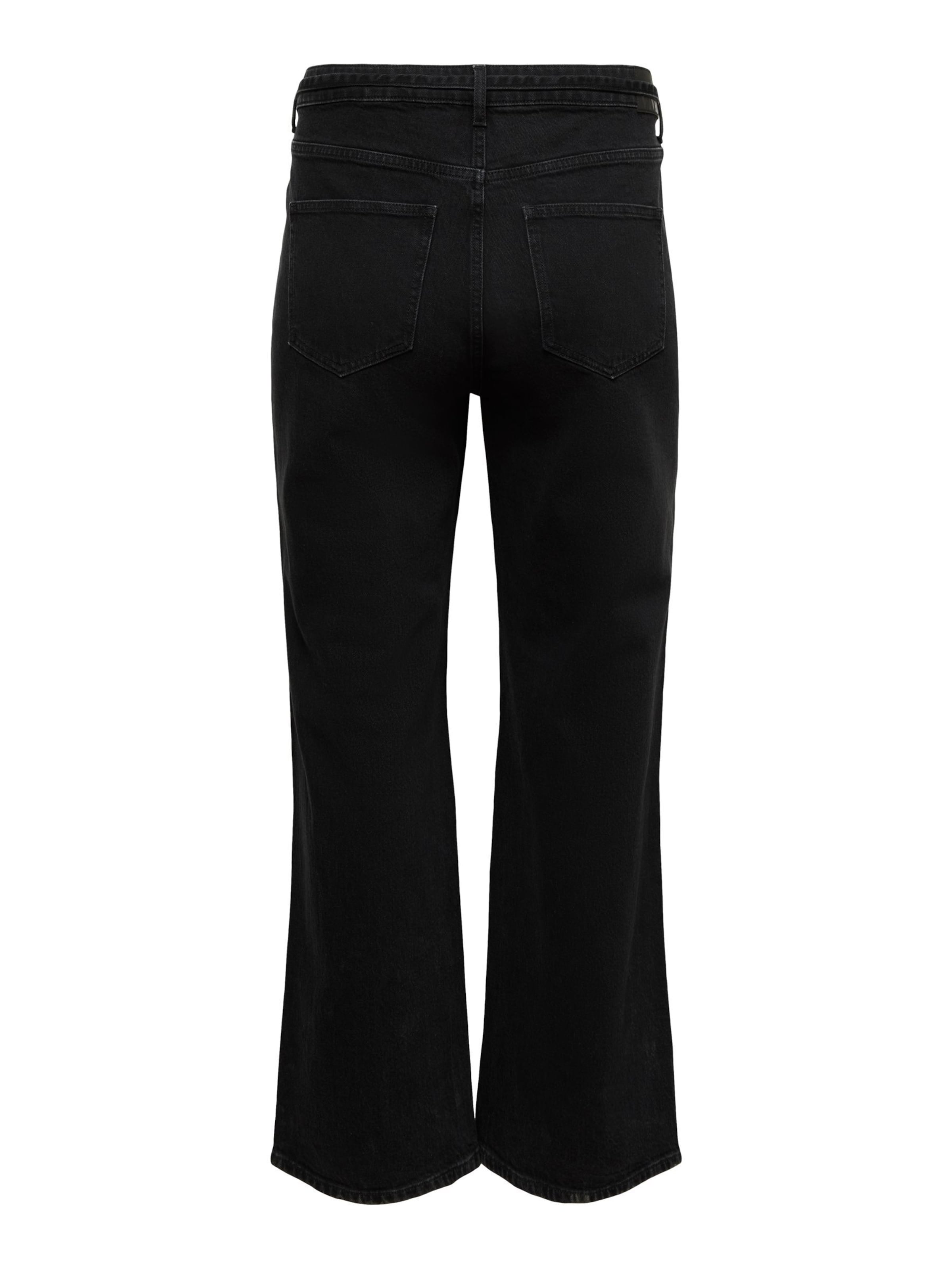 Vero Moda Curve - Pierna ancha Vaquero 'VMCTessa' en negro